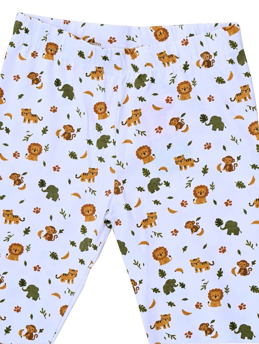 girls printed mid rise legging - 22287134 -  Standard Image - 2