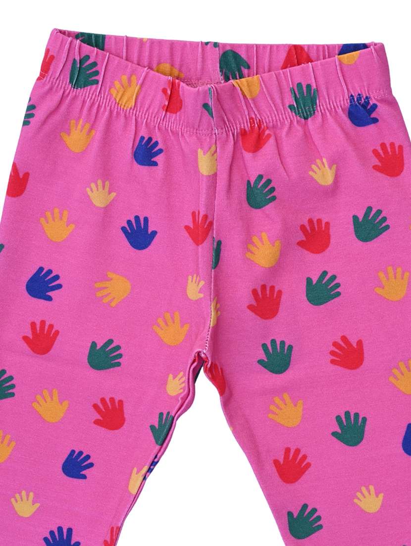 girls printed mid rise legging - 22287137 -  Standard Image - 2