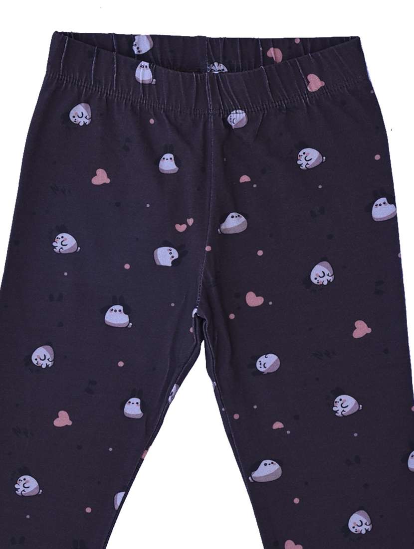 girls printed mid rise legging - 22287141 -  Standard Image - 2