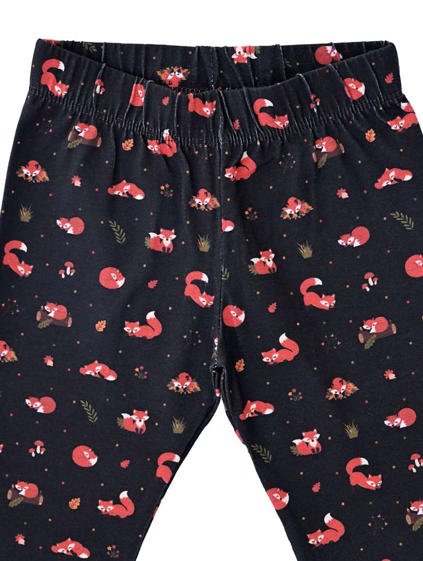 girls printed mid rise legging - 22287147 -  Standard Image - 2