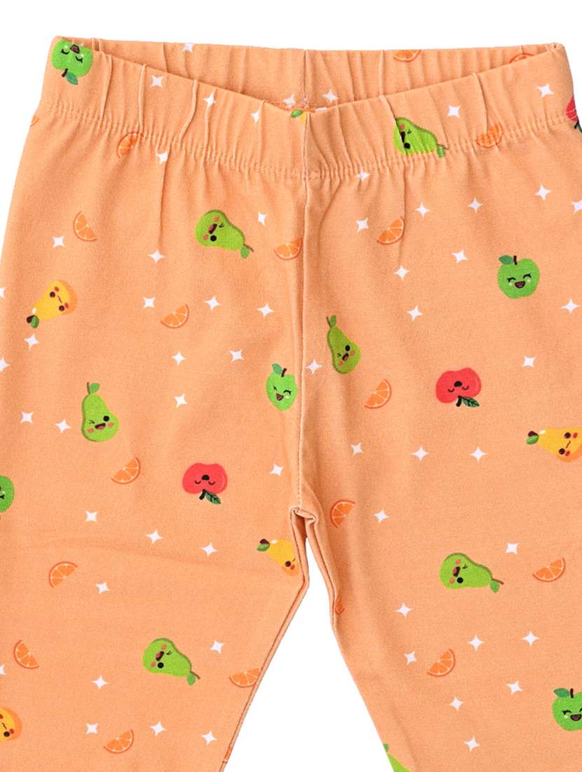 girls printed mid rise legging - 22287148 -  Standard Image - 2