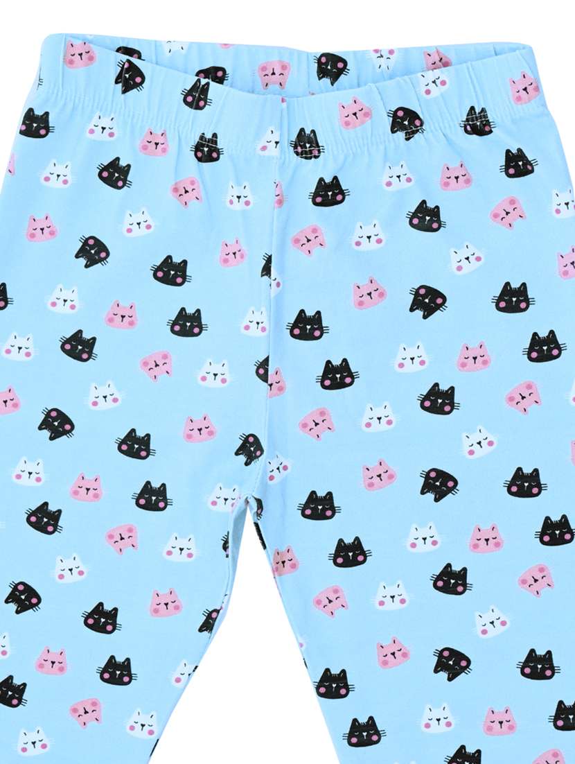 girls printed mid rise legging - 22287152 -  Standard Image - 2