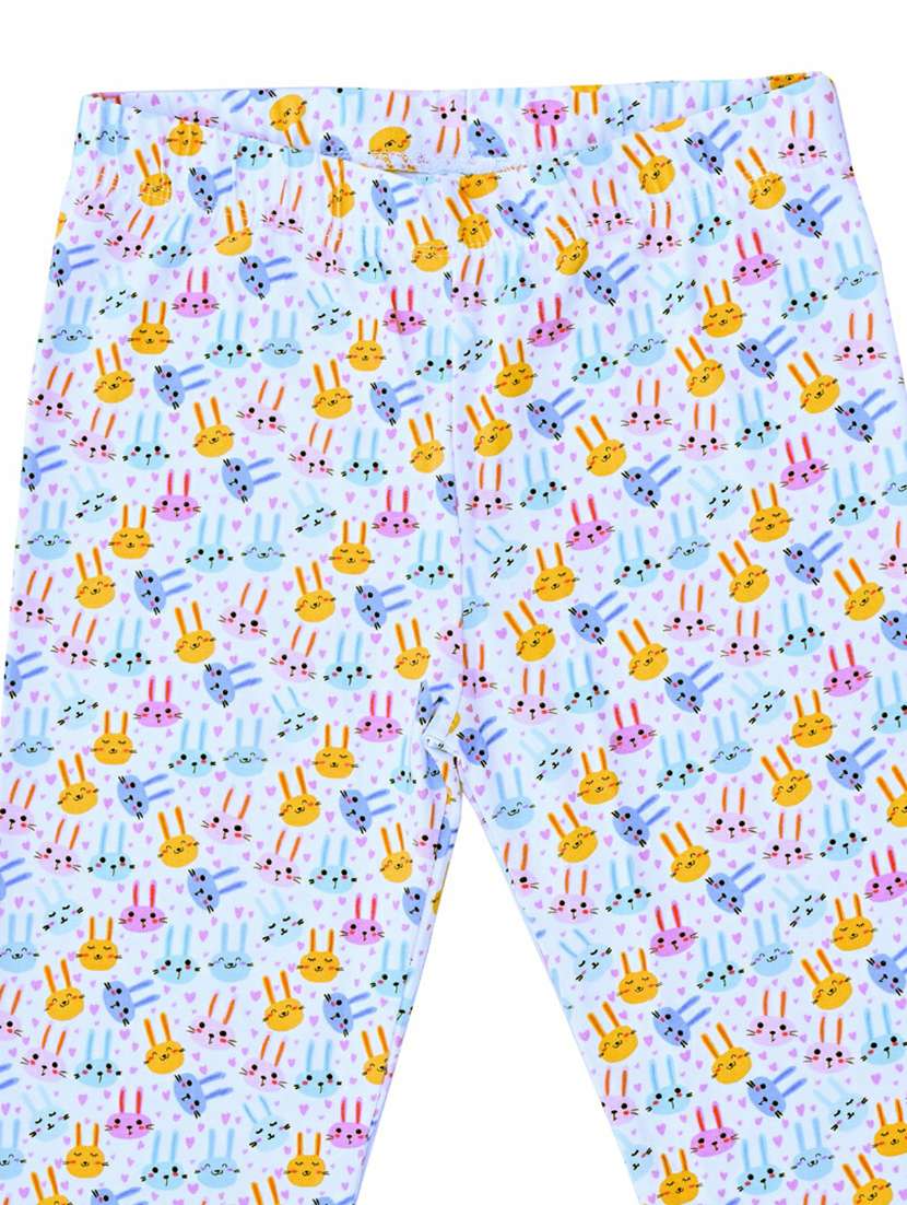 girls printed mid rise legging - 22287155 -  Standard Image - 2