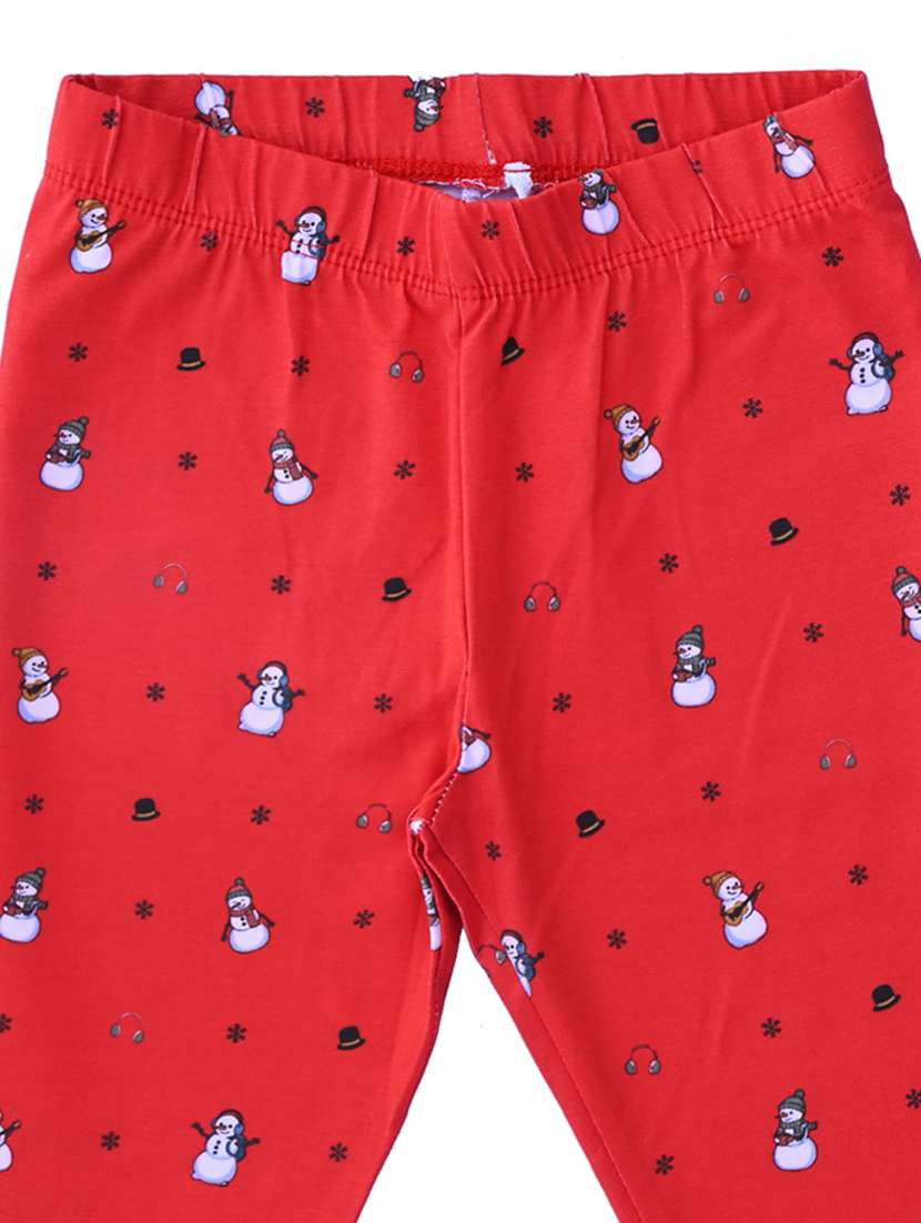 girls printed mid rise legging - 22287158 -  Standard Image - 2