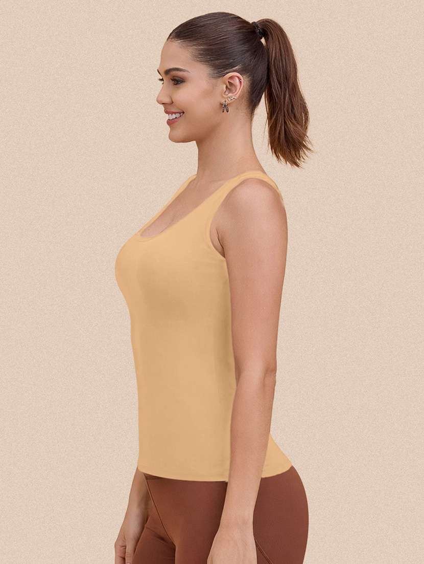 women peack of 2 solid sleeveless camisole - 22287617 -  Standard Image - 2