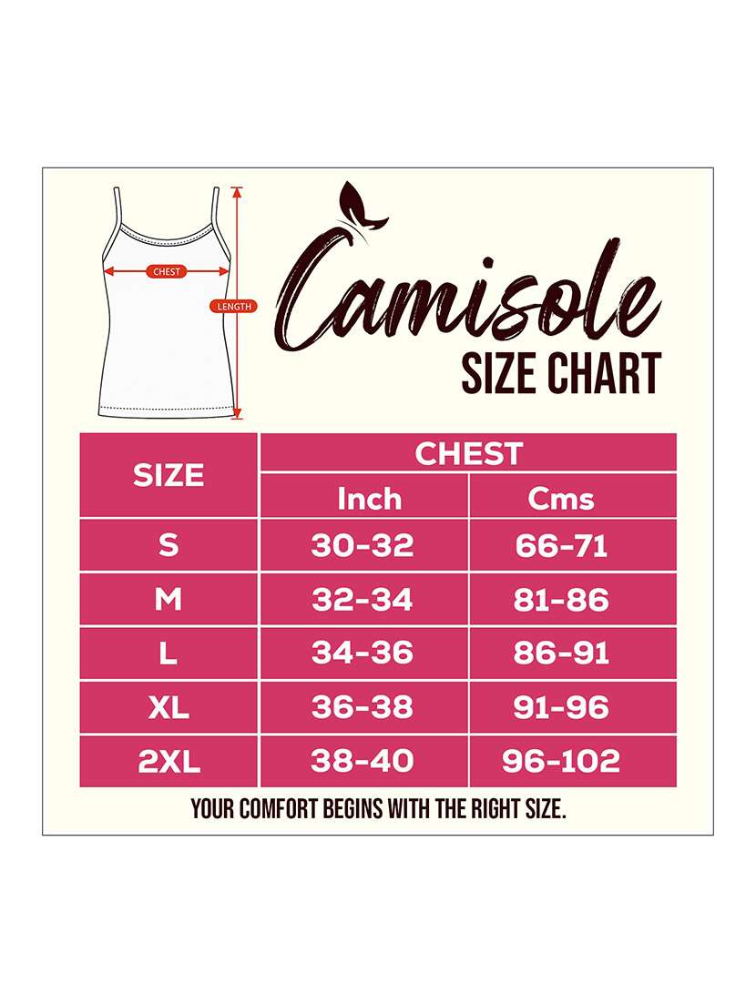 women peack of 2 solid sleeveless camisole - 22287618 -  Standard Image - 7