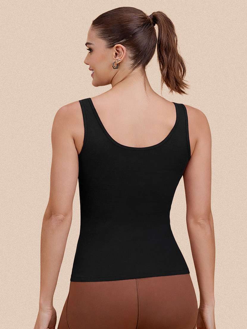 women peack of 2 solid sleeveless camisole - 22287619 -  Standard Image - 2