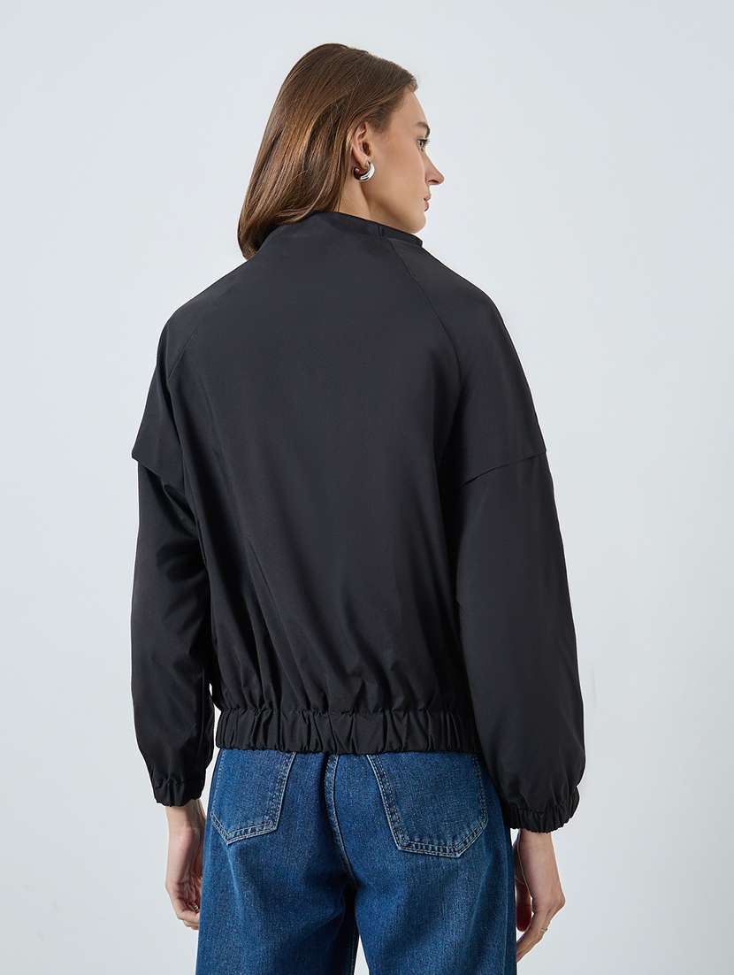 women solid long sleeve oversized jacket - 22287896 -  Standard Image - 2