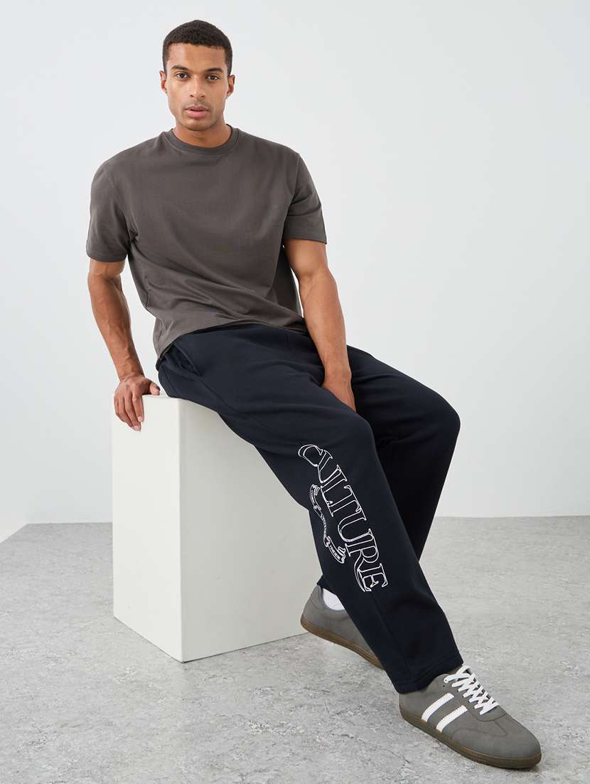 men printed mid rise relaxed fit track pant - 22287910 -  Standard Image - 2