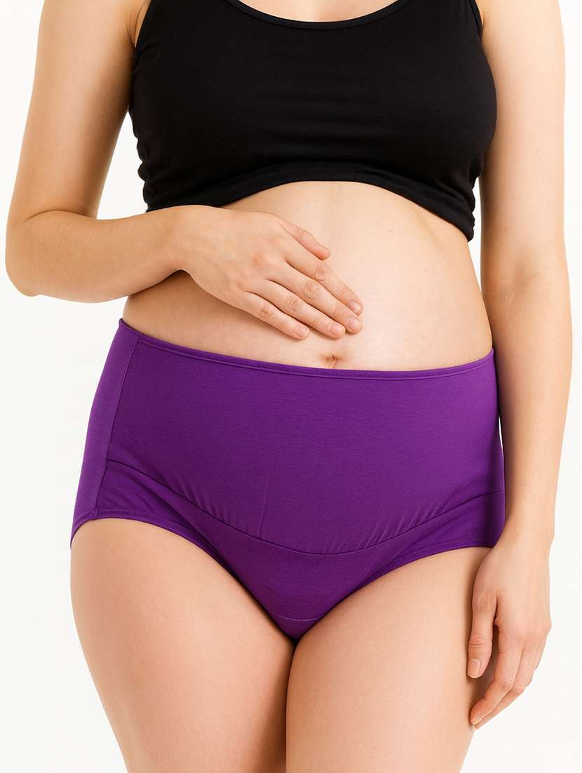 women solid high rise maternity panty - 22288003 -  Standard Image - 2