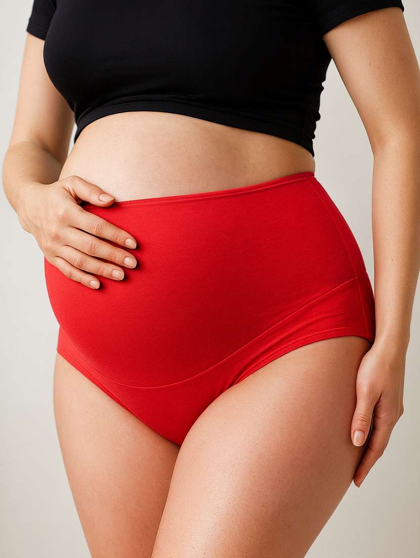 women solid high rise maternity panty - 22288004 -  Standard Image - 2