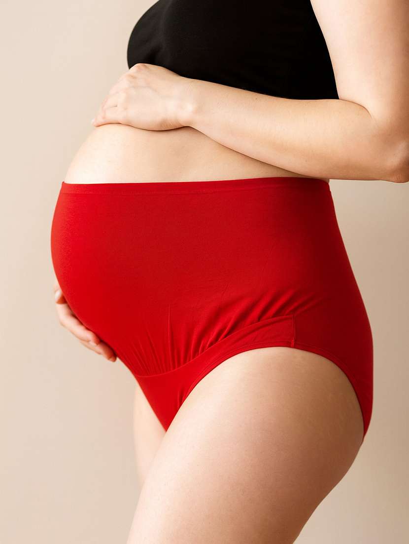 women solid high rise maternity panty - 22288010 -  Standard Image - 2