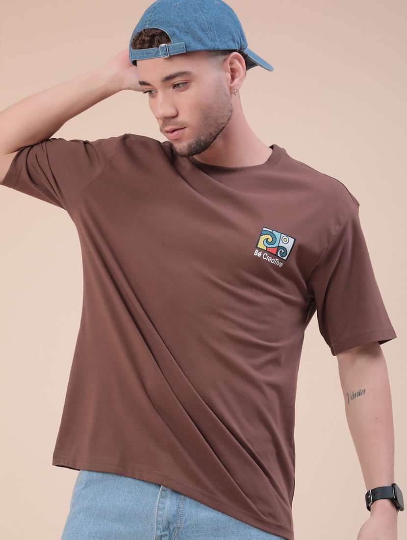 men printed short sleeves oversized t-shirt - 22288353 -  Standard Image - 2