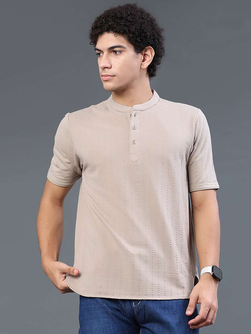 men self design short sleeves regular fit t-shirt - 22288357 -  Standard Image - 2