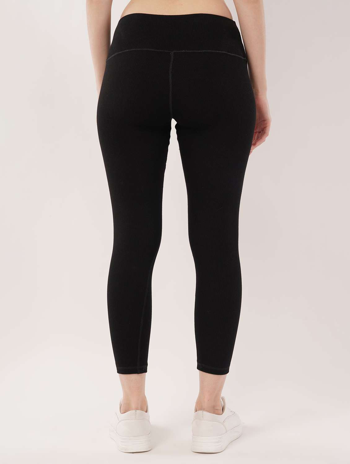 women solid high rise ankle length legging - 22288623 -  Standard Image - 2