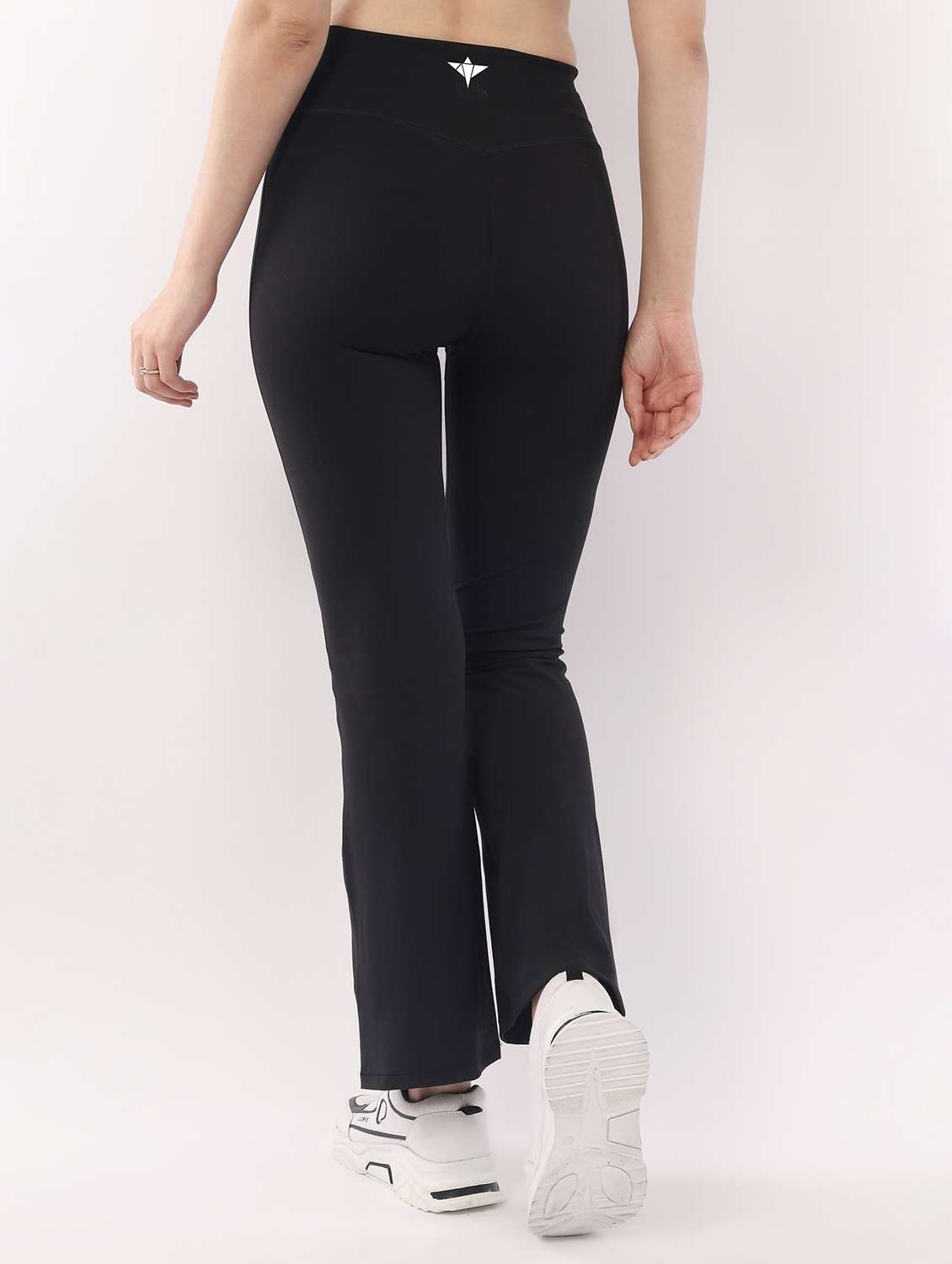 women solid high rise bootcut legging - 22288628 -  Standard Image - 2