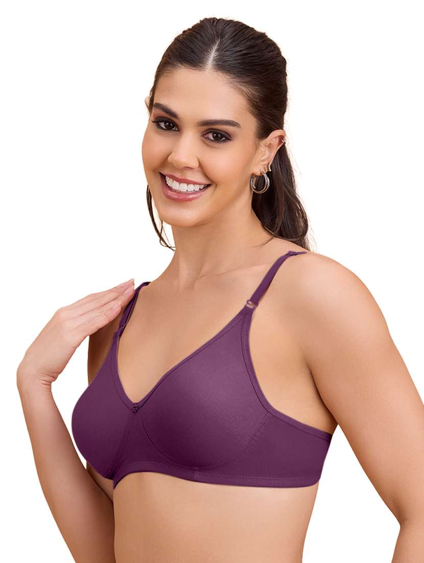 Women Solid Non Padded T-shirt Bra - 22288736 -  Standard Image - 2