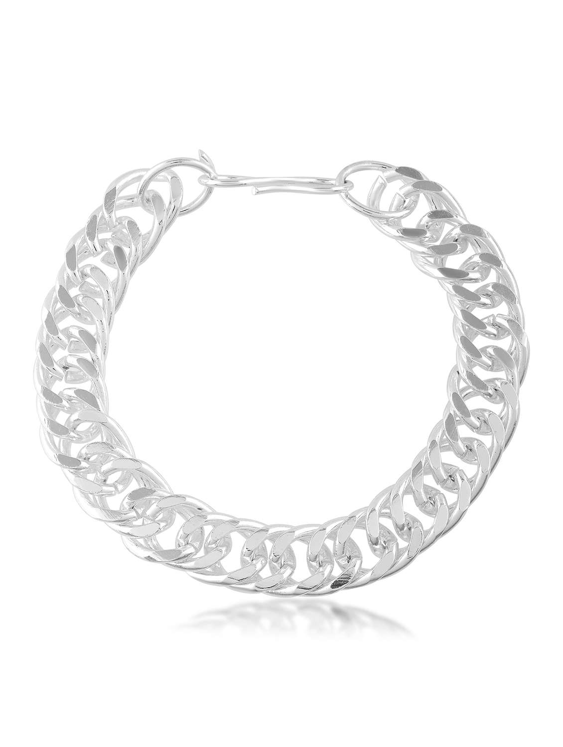 men silver chain bracelet - 22288778 -  Standard Image - 2