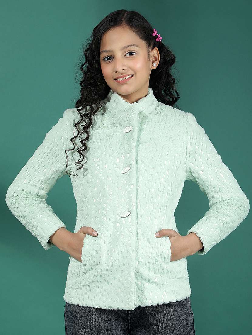 girls self designed long sleeve jacket - 22288781 -  Standard Image - 2
