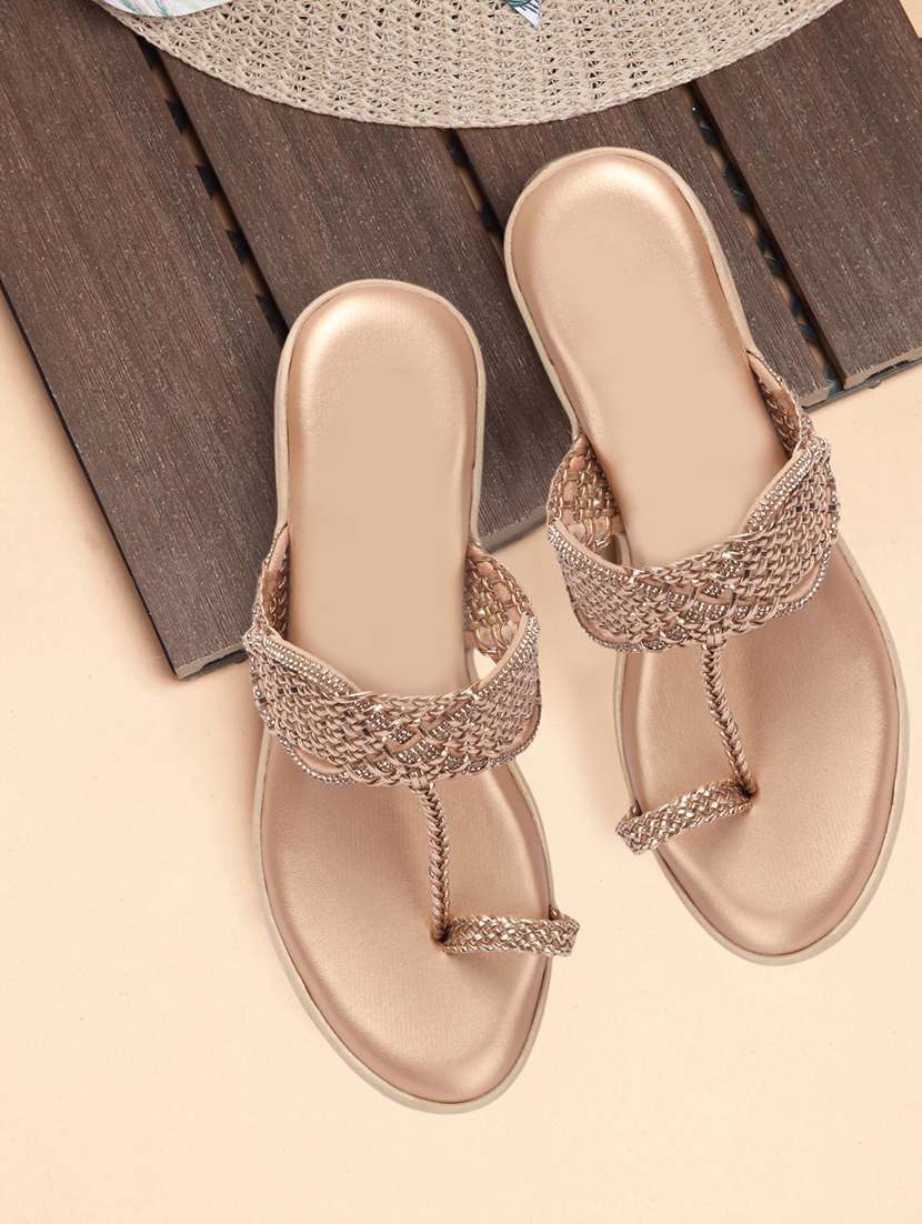 women embellished one toe block heel sandal