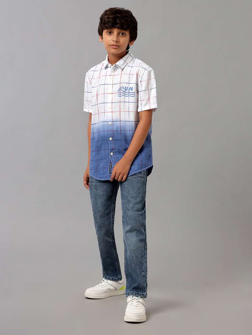 boys solid mid rise slim fit jeans - 22288855 -  Standard Image - 2