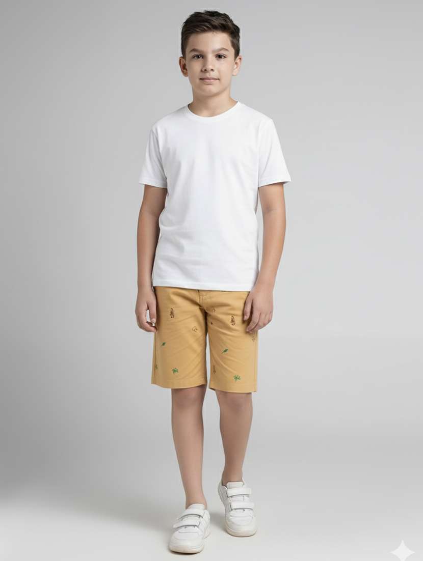 boys printed mid rise shorts - 22289168 -  Standard Image - 2