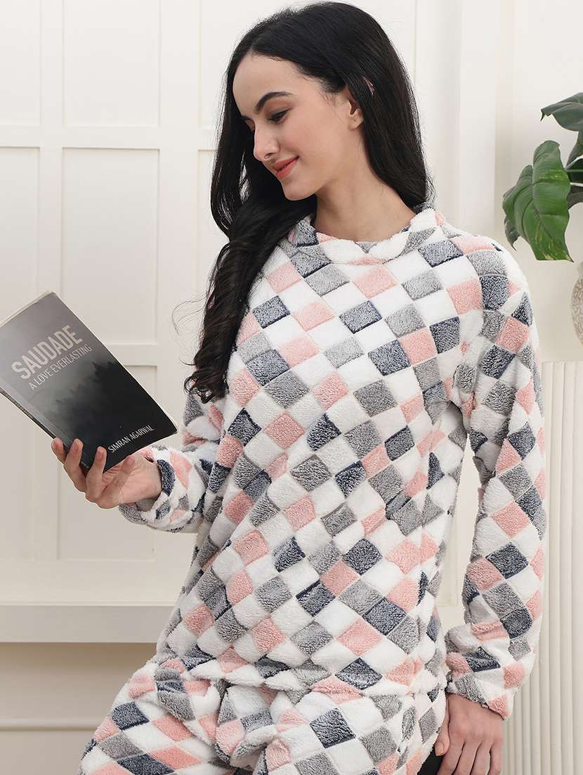 women self designed nightwear pyjama set - 22289355 -  Standard Image - 2