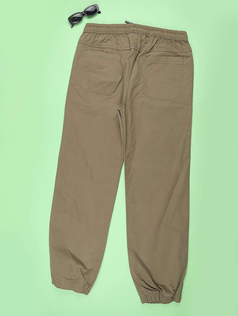 boys solid mid rise jogger - 22289865 -  Standard Image - 2