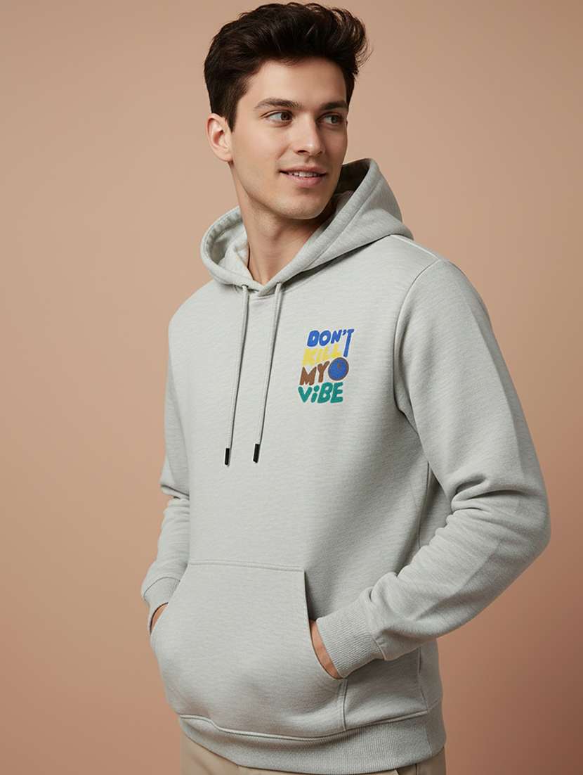 men typographic long sleeve regular fit sweatshirt - 22290420 -  Standard Image - 2