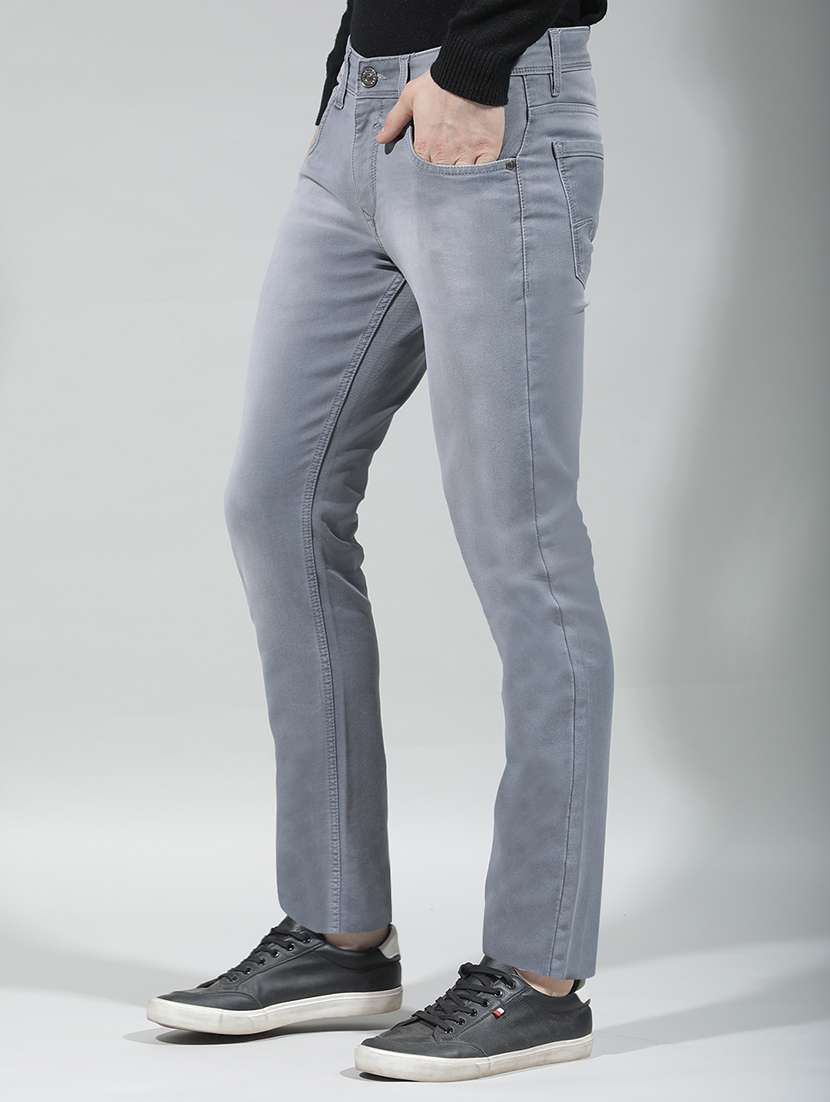 men washed mid rise full length slim fit jeans - 22290450 -  Standard Image - 2