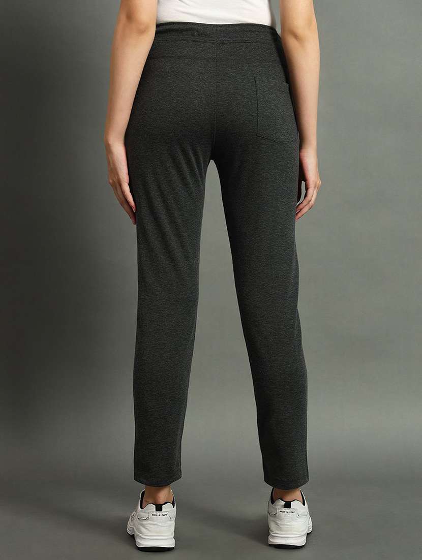women solid mid rise regular track pant - 22290508 -  Standard Image - 2