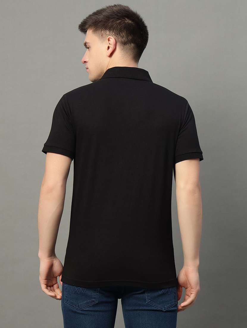 men solid short sleeve polo t-shirt - 22290620 -  Standard Image - 2