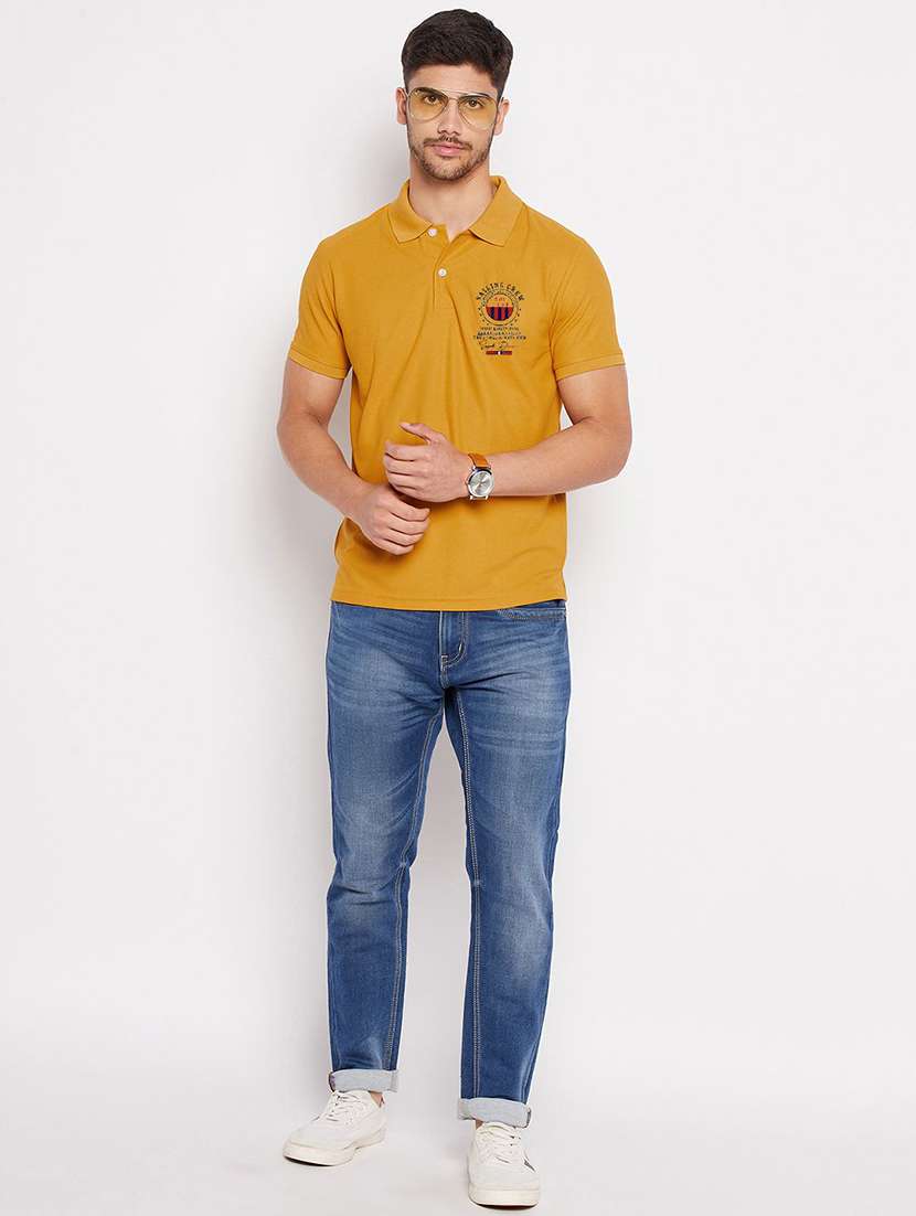 men solid short sleeve polo t-shirt - 22290626 -  Standard Image - 2