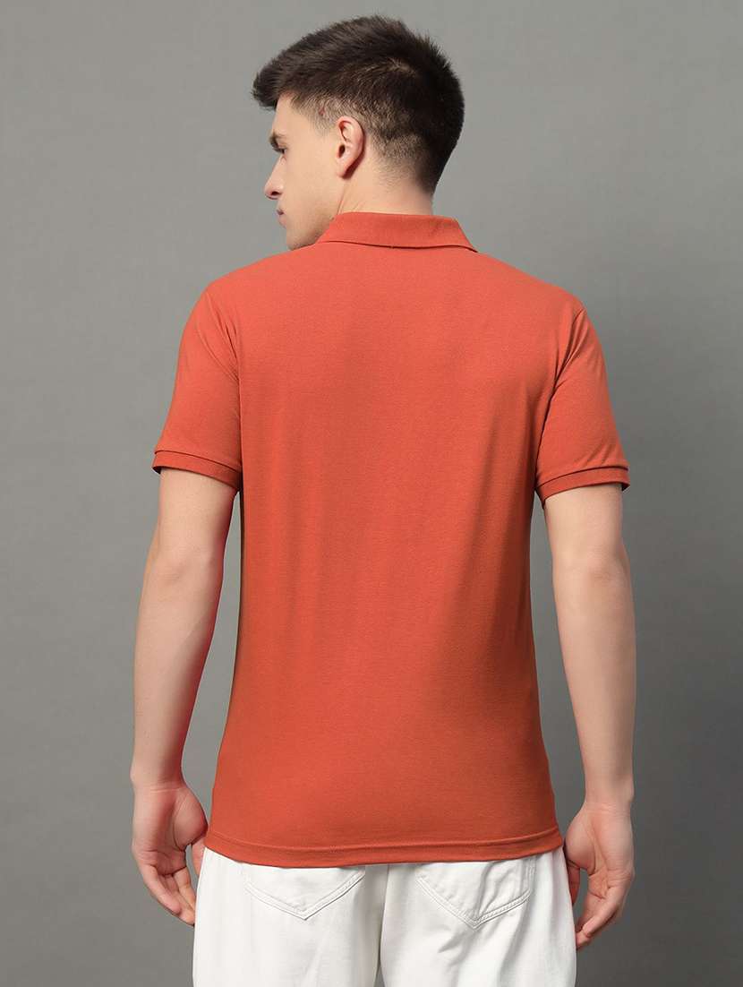 men solid short sleeve polo t-shirt - 22290640 -  Standard Image - 2