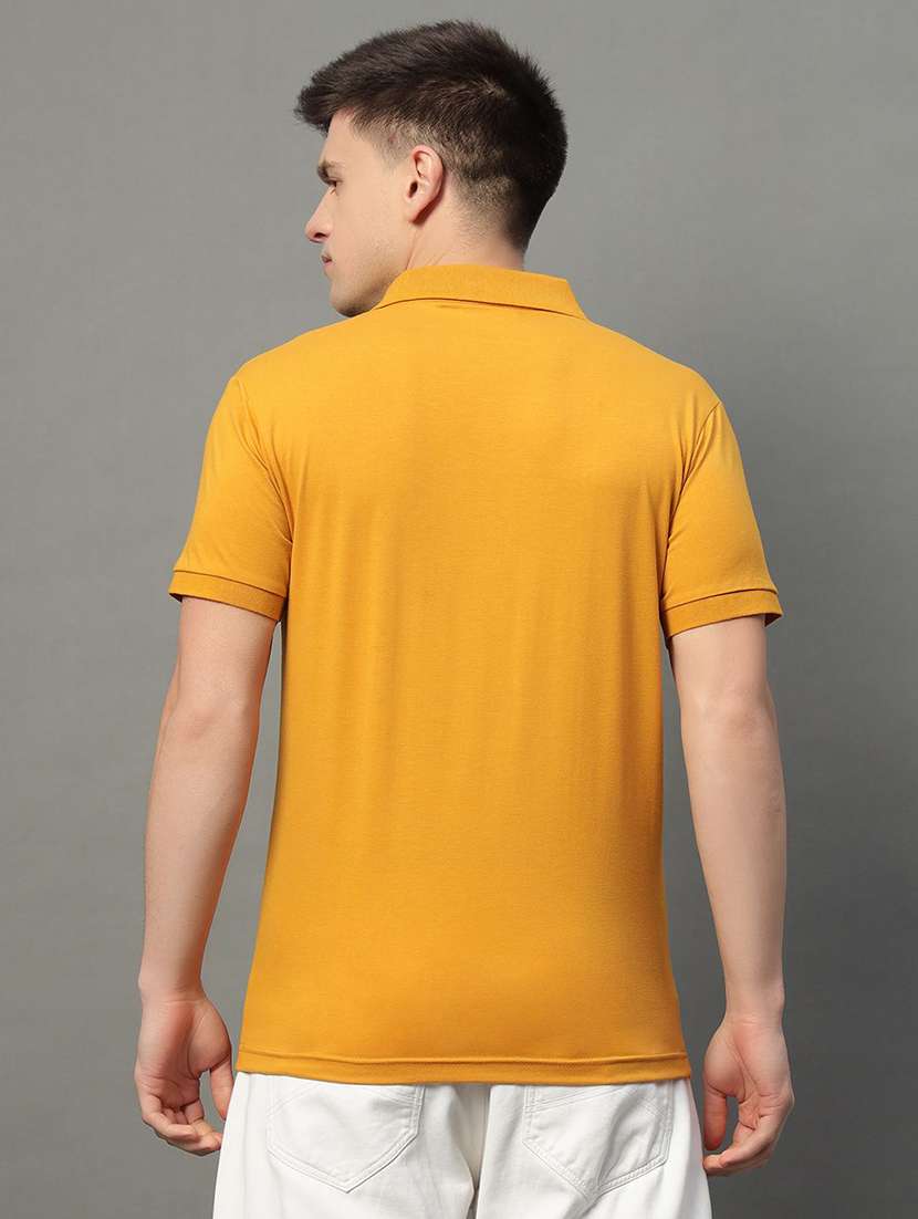 men solid short sleeve polo t-shirt - 22290684 -  Standard Image - 2