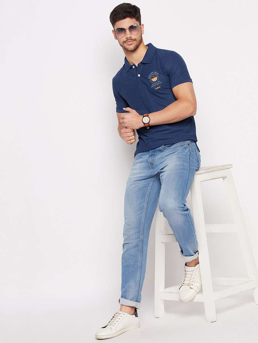 men solid short sleeve polo t-shirt - 22290721 -  Standard Image - 2