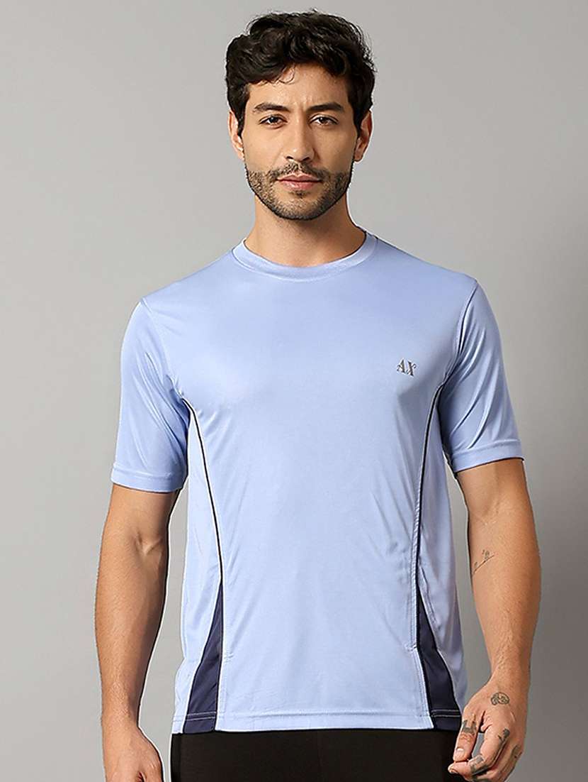 men color block short sleeve regular fit t-shirt