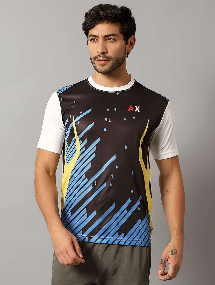 men printed short sleeve regular fit t-shirt