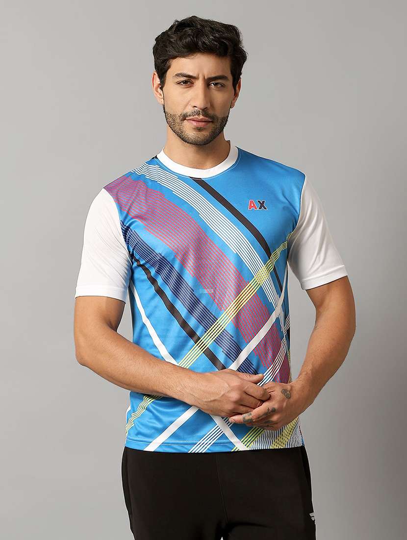 men printed short sleeve regular fit t-shirt