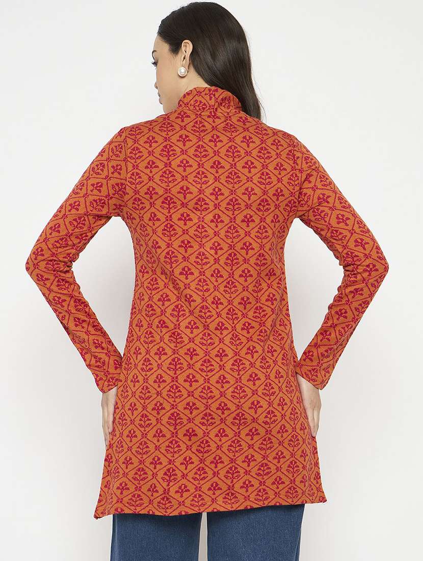 women self designed long sleeve woolen shrug - 22291233 -  Standard Image - 2