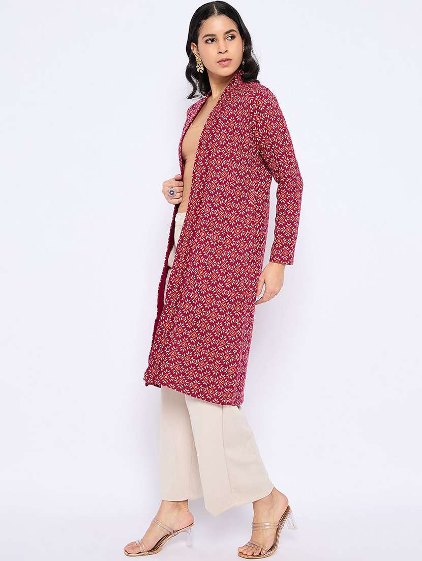 women self designed long sleeve shrug - 22291251 -  Standard Image - 2