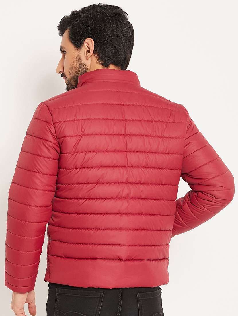 men solid long sleeve puffer jacket - 22291418 -  Standard Image - 2