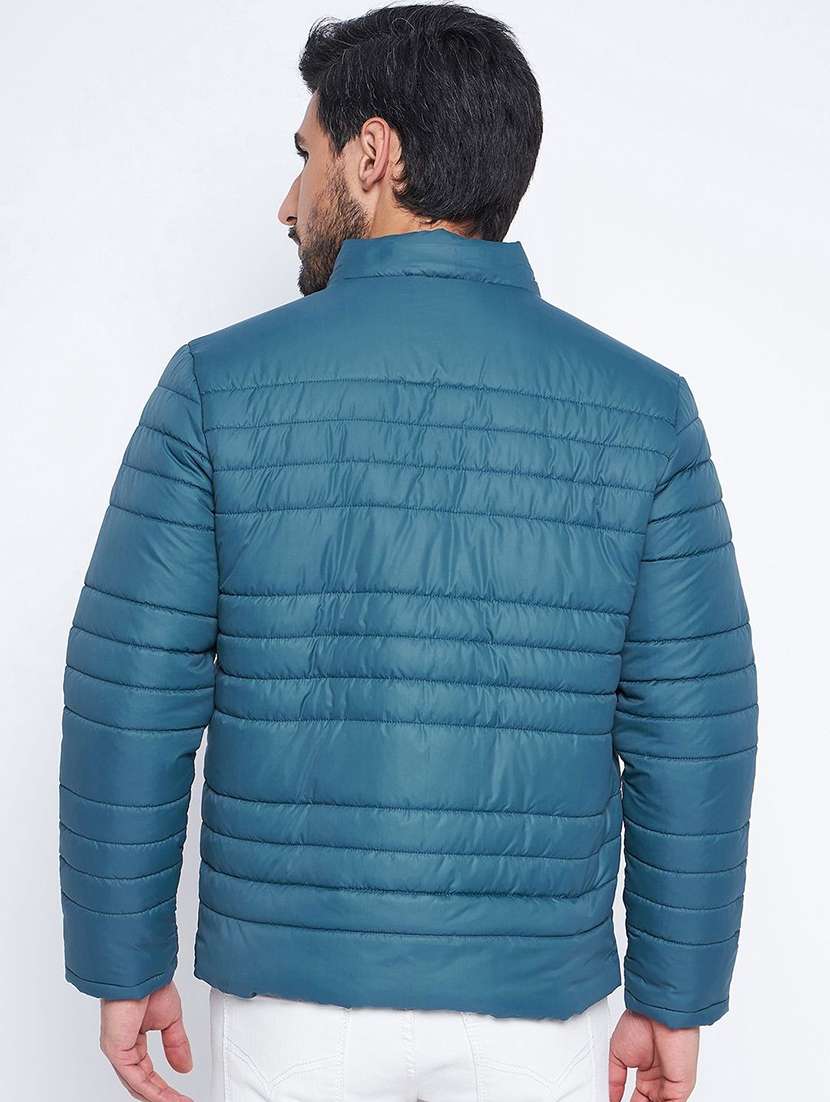 men solid long sleeve puffer jacket - 22291434 -  Standard Image - 2