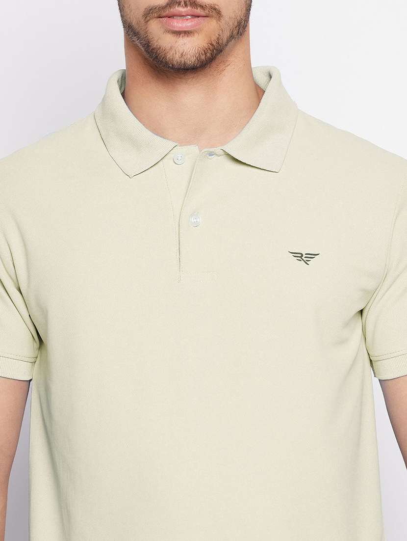 men solid short sleeve regular fit polo t-shirt - 22291494 -  Standard Image - 2