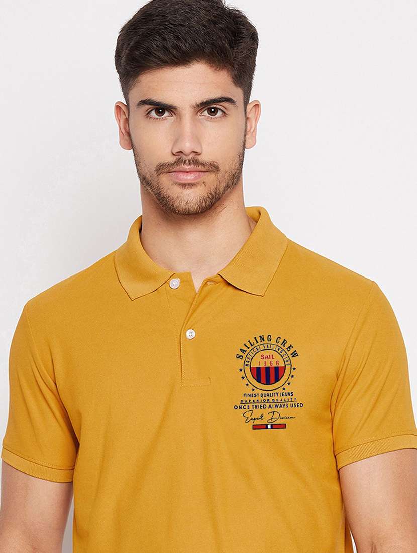 men solid short sleeve polo t-shirt - 22291532 -  Standard Image - 2