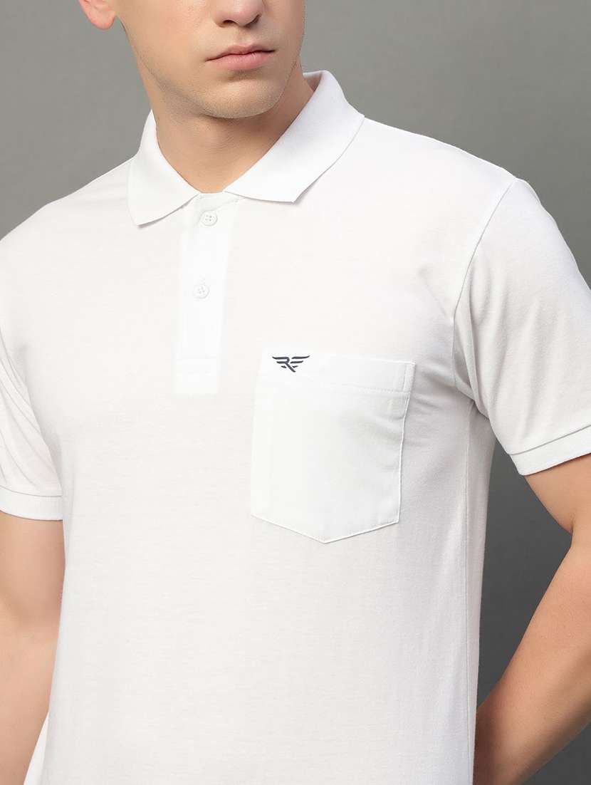 men solid short sleeve regular fit polo t-shirt - 22291559 -  Standard Image - 2