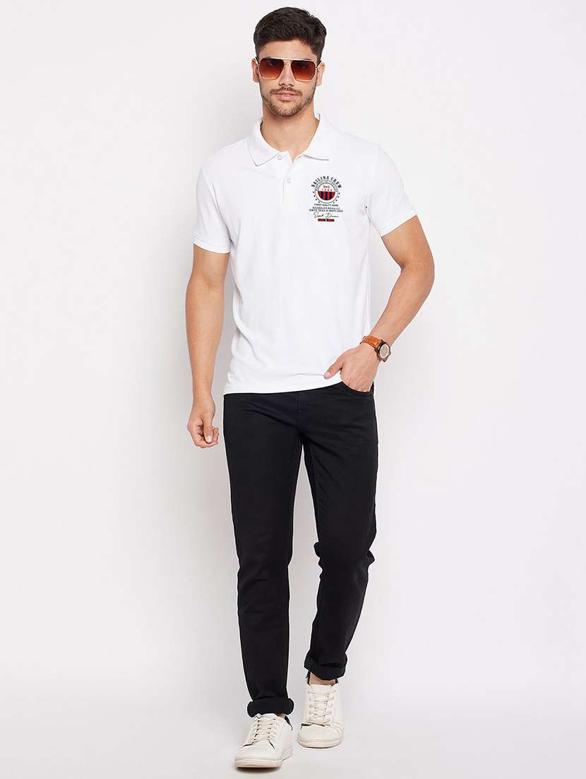 men solid short sleeve polo t-shirt - 22291623 -  Standard Image - 2
