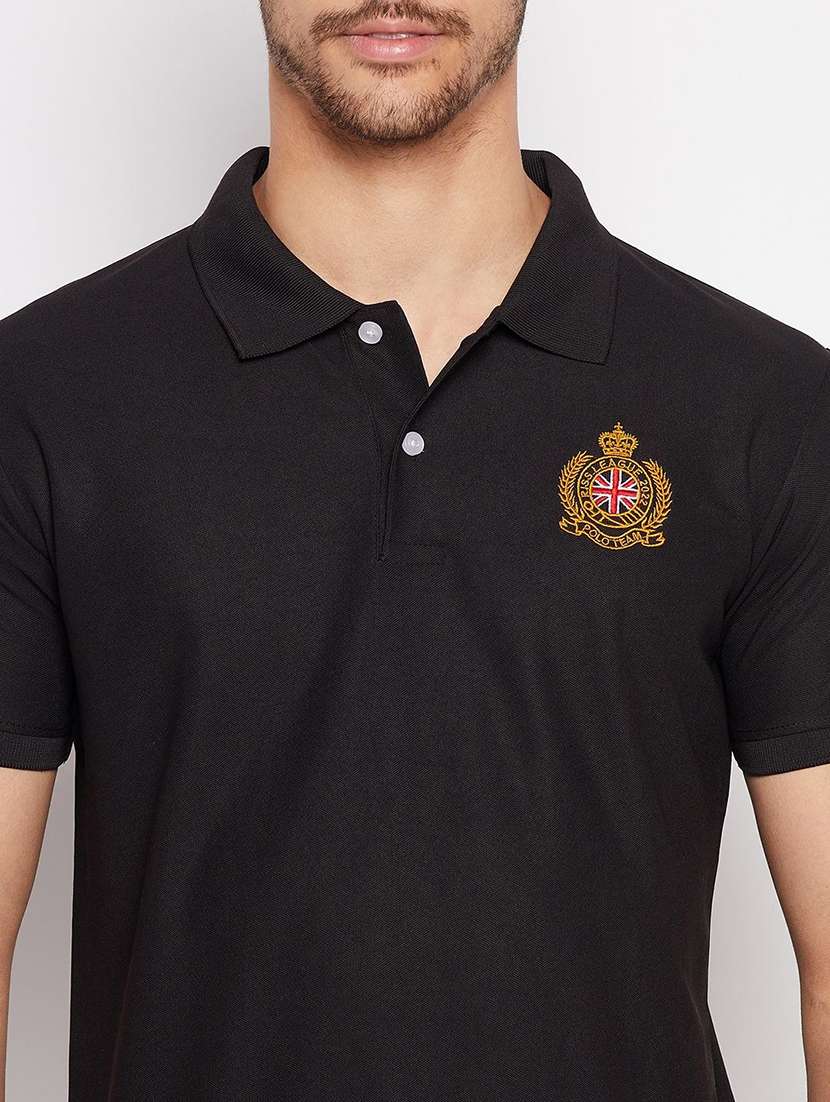 men solid short sleeve polo t-shirt - 22291787 -  Standard Image - 2