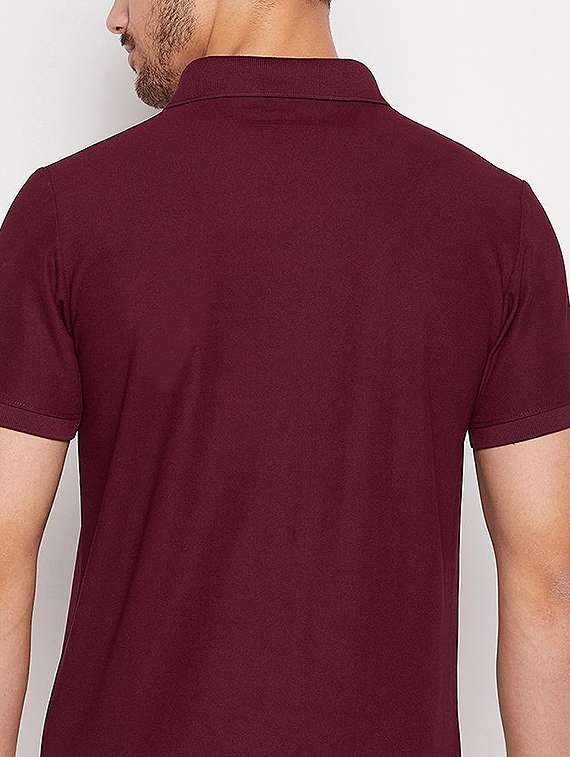 men solid short sleeve polo t-shirt - 22291896 -  Standard Image - 2