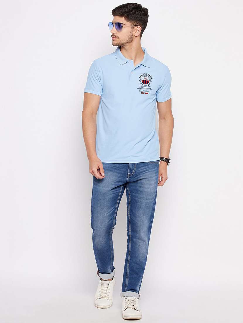 men solid short sleeve polo t-shirt - 22291903 -  Standard Image - 2